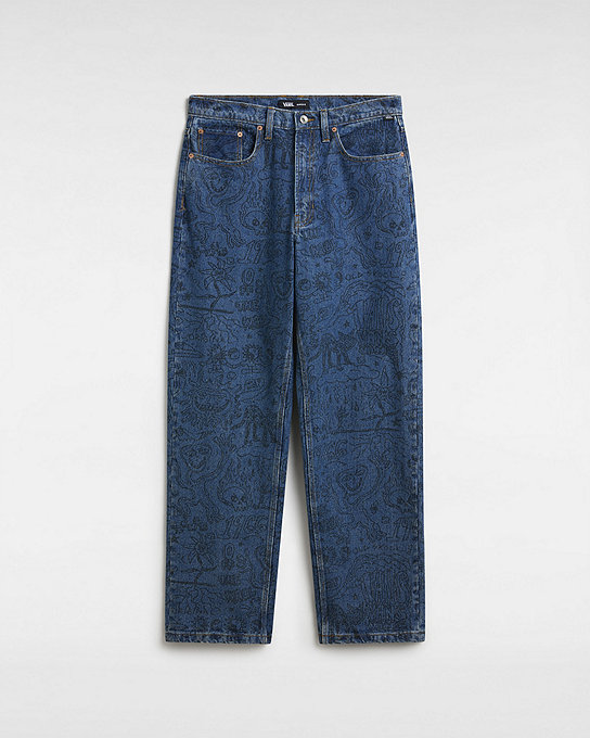 Check-5 Printed Loose Jeans | Vans
