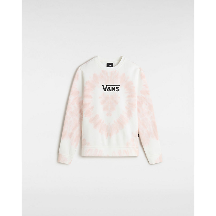 Vans Tie Dye Crew Sweatshirt Voor Meisjes (8-14 Jaar) (chintz Rose) Girls Roze