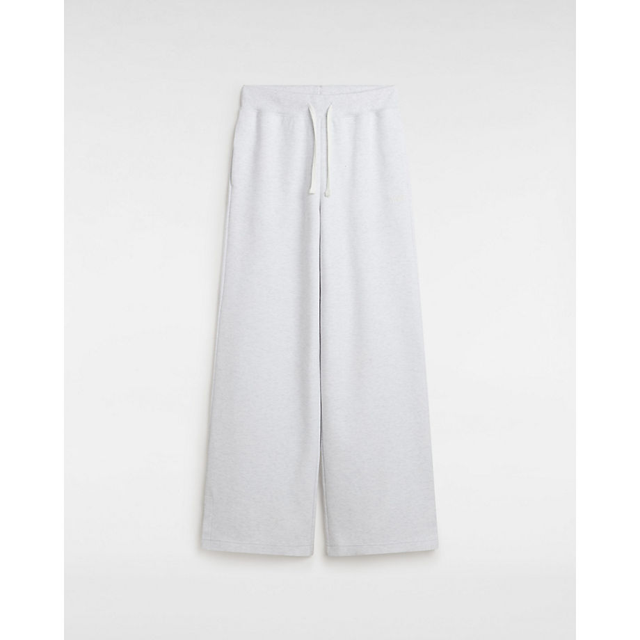 Vans Pantalones De Chándal De Punto Doble Elevated (white Heather) Mujer Blanco