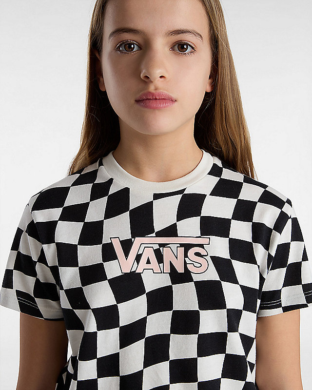 T-shirt Warped 66 Check Crew para rapariga (8-14 anos) 6
