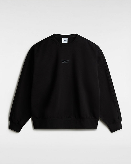 Vans Premium Logo Sweatshirt Met Ronde Hals (black) Unisex Zwart