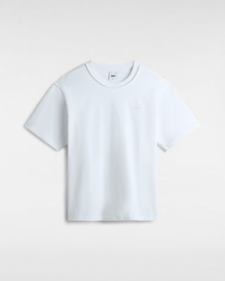Vans T-shirt Logo Premium (bia?y) Unisex Bia?y