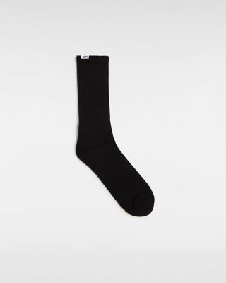Vans Premium Crew Socks (1 Pair) (black) Men Black, Size 8.5-12