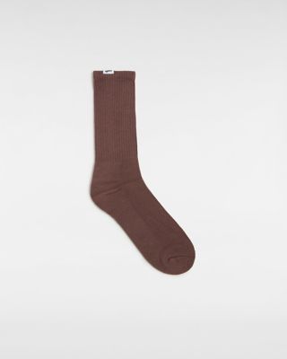Vans Premium Crew Socks (1 Pair) (chocolate Plum) Men Brown, Size 8.5-12