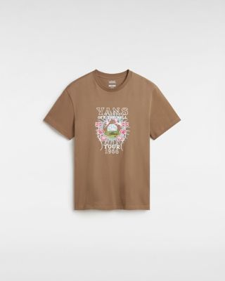 Vans Yesterdays Boyfriend Fit Tee (otter) Dames Bruin