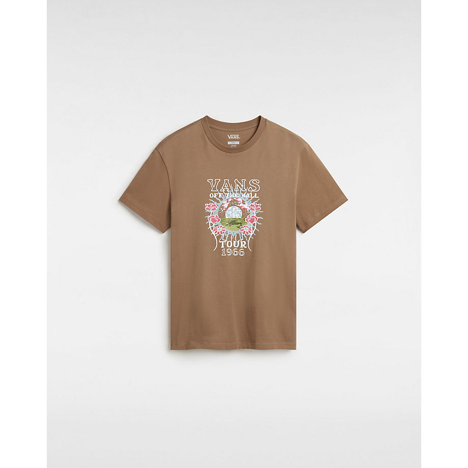 Vans Camiseta De Corte Masculino Yesterdays (otter) Mujer Marrón