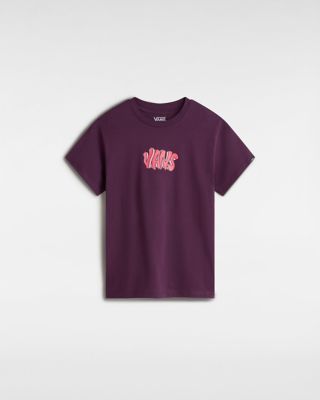 Vans Ch?opi?cy T-shirt Tag (8-14 Lat) (blackberry Wine) Boys Fioletowy