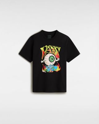 Vans Eyeballie Tee Voor Jongeren (8-14 Jaar) (black) Boys Zwart