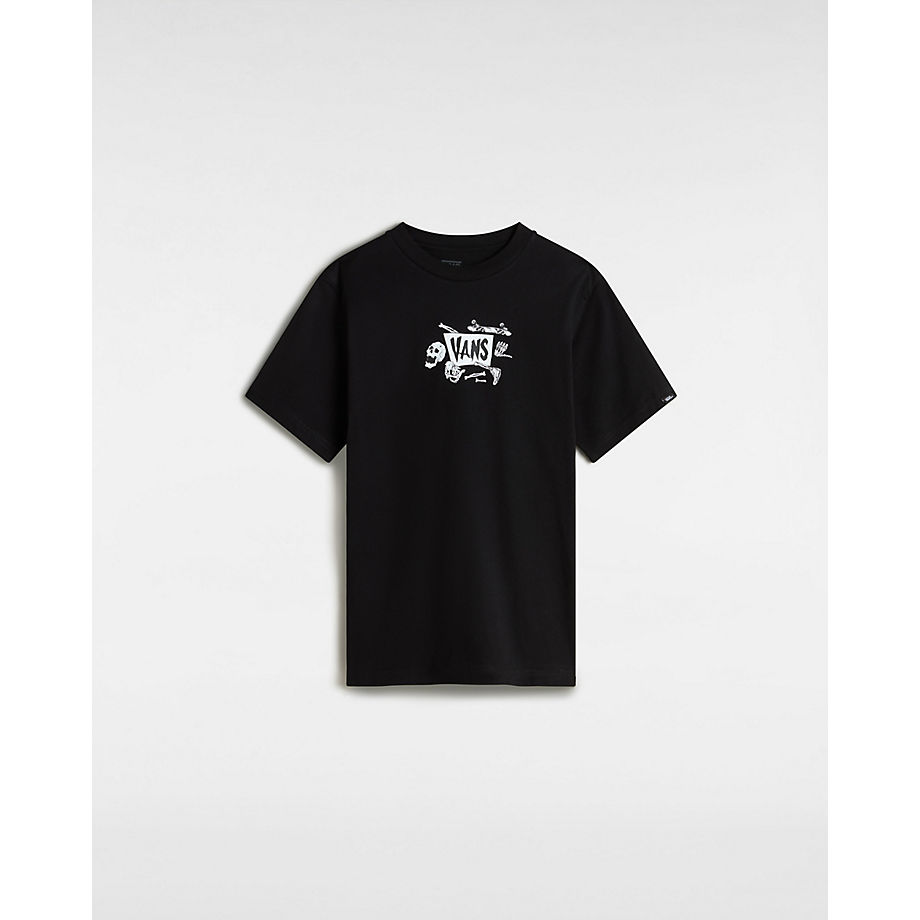 Vans Boys Skeleton T-shirt (8-14 Years) (black) Boys Black
