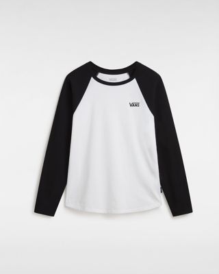 Vans Flying V  Raglan T-shirt (black-white) Women White