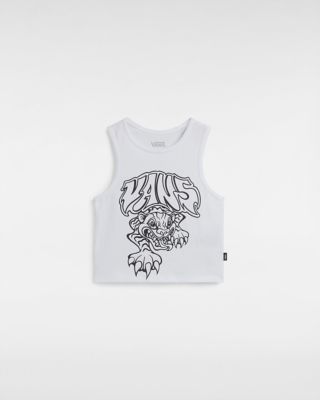 Vans Prowler Fitted Tank Top (white) Women White