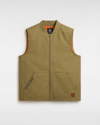 Vans X Spitfire Wheels Vest (gothic Olive) Men Green