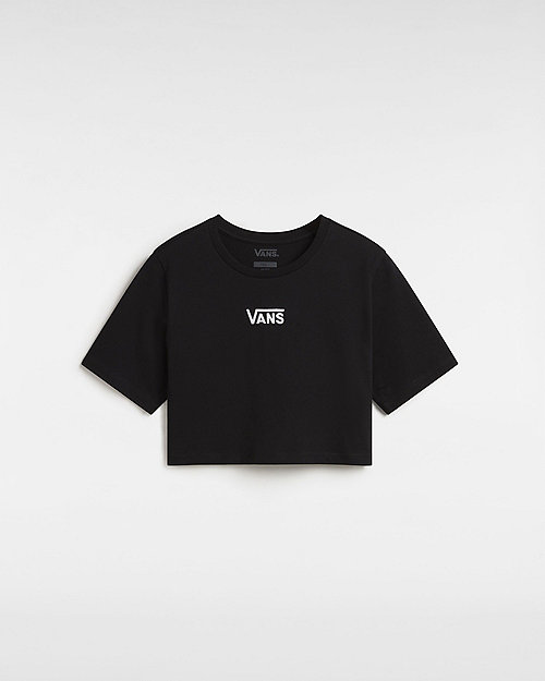 Vans Flying V Crew Crop T-shirt (black) Women Black