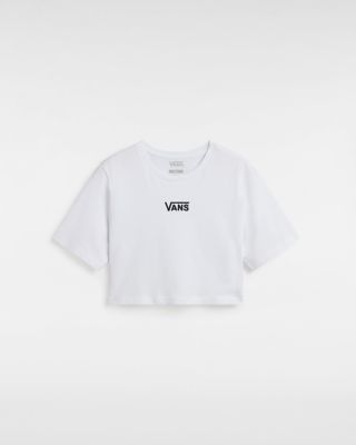 Flying V Crew Crop T-Shirt | Vans