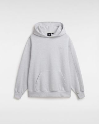 Vans Double Knit Pullover Hoodie (white Heather) Women White, Size L