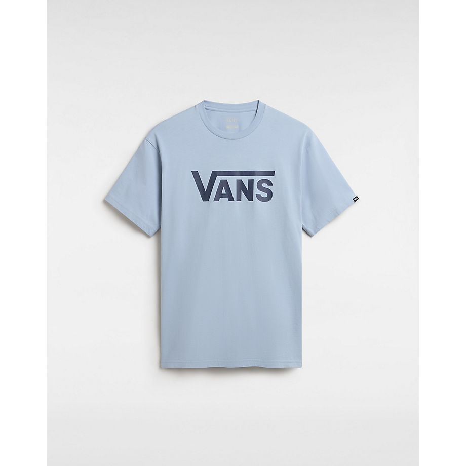 Vans Classic T-shirt (dusty Blue-dress Blues) Men Blue