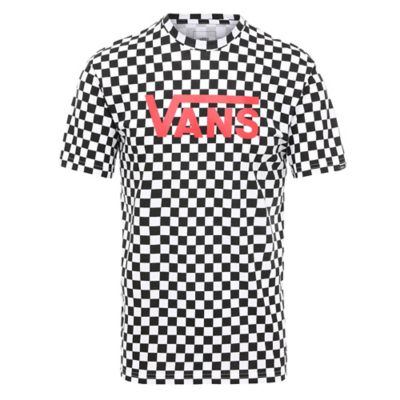 checkerboard vans t shirt 