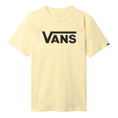 yellow and white vans shirt