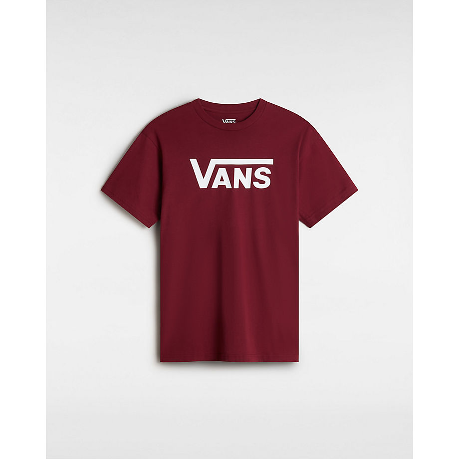Vans Classic T-shirt (burgundy/white) Men,women Rot