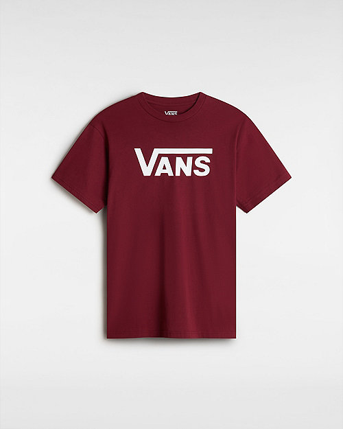 Vans Camiseta Classic (burgundy/white) Hombre Rojo