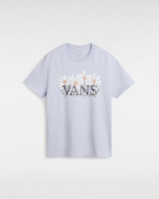Vans Flower Friends Boyfriend Fit T-shirt (cosmic Sky) Damen Violett