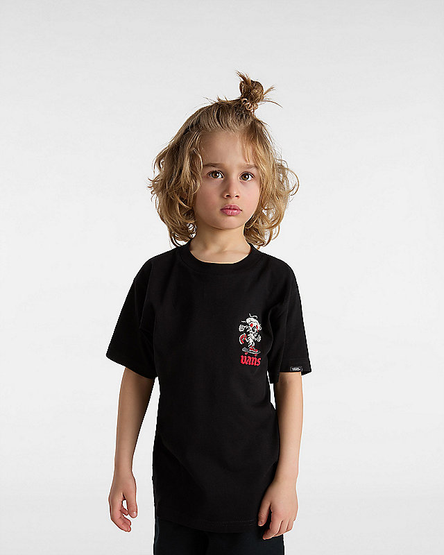 T-shirt Pizza Skull para criança (2-8 anos) 3