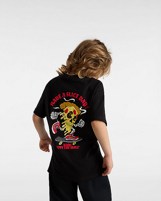 Little Kids Pizza Skull T-Shirt (2-8 Years) 5