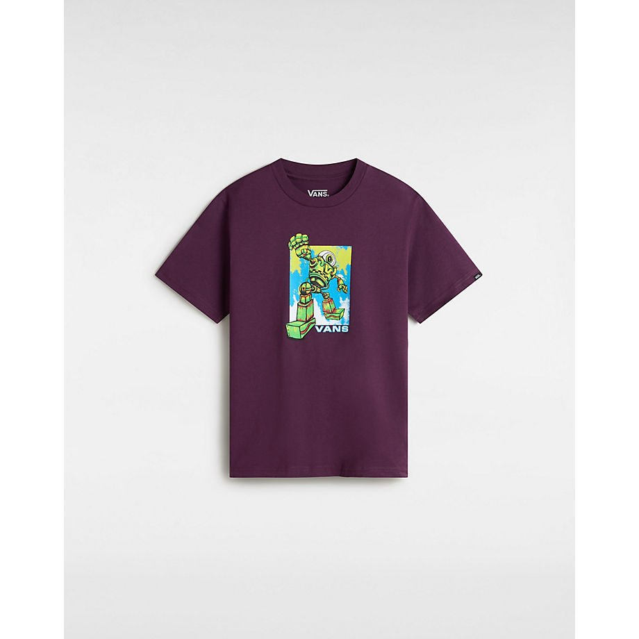 Vans Dzieci?cy T-shirt Robot (2-8 Lat) (blackberry Wine) Little Kids Fioletowy