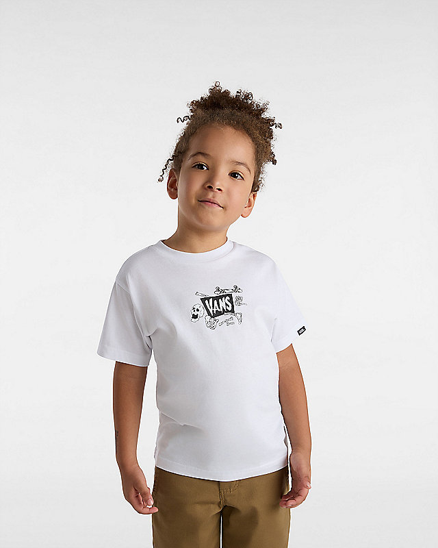 T-shirt Little Kids Skeleton para criança (2-8 anos) 3