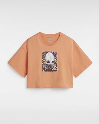 Vans 106 Skate Classic T-shirt (copper Tan) Women Orange, Size L