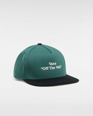 Vans Quoted Snapback Hat (bistro Green) Unisex Green, One Size
