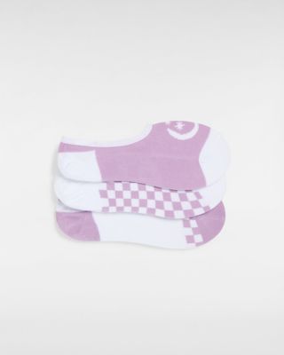 Vans Resort Canoodle Socks (3 Pairs) (smoky Grape) Women Purple