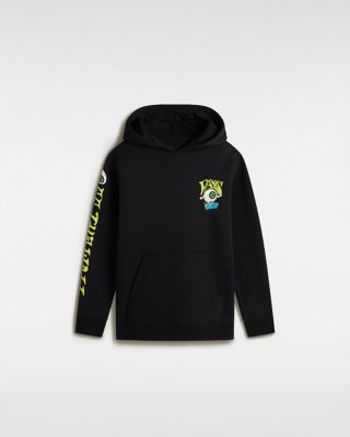 Vans Eyeballie Pullover Hoodie Voor Jongeren (8-14 Jaar) (black) Boys Zwart