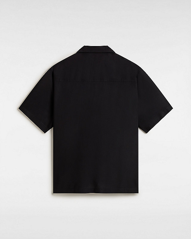 Premium Camp Collar Woven Short Sleeve Shirt 2