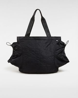Vans Premium Quilted Camo Cargo Tote Bag (black) Unisex Black