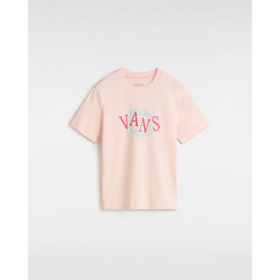 Vans Girls Into The Void T-shirt (8-14 Years) (chintz Rose) Girls Pink