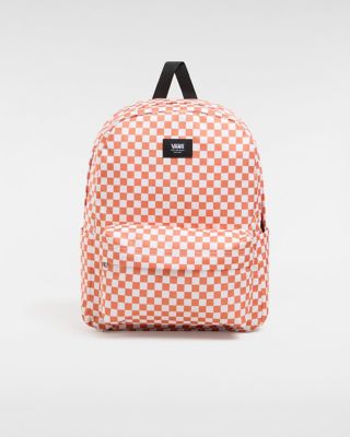 Sac a dos Old Skool Check Orange Vans