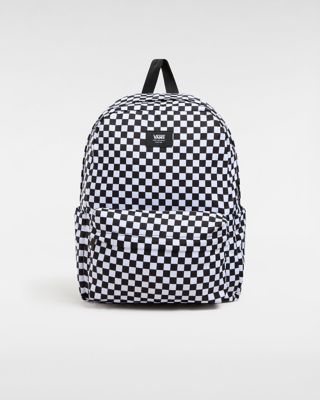 Vans Old Skool Check Backpack (black-white) Unisex White