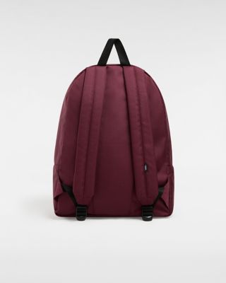 Vans burgundy backpack sale