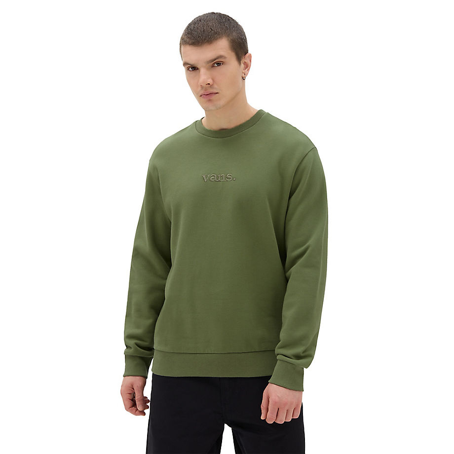 Vans Essential Relaxed Crew Sweatshirt (loden Green) Heren Groen