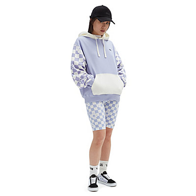 Floral Check Blousant Pullover Hoodie 2