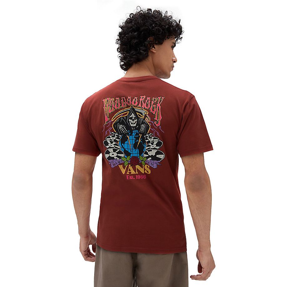Vans Rock And Bones T-shirt (burnt Henna) Herren Rot