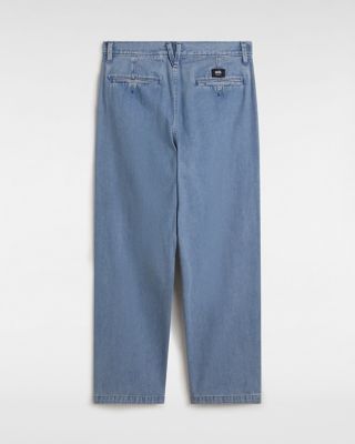 VANS Pantaloni Chino Plissettati In Denim Authentic Loose Tapered (stonewash/blue) Uomo Blu, Taglia 29