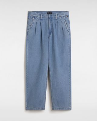 Authentic Chino Loose Tapered Pleated Denim Trousers | Vans