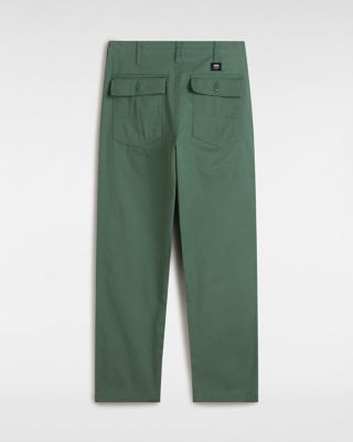 VANS Pantaloni Fatigue Loose Tapered (dark Forest) Uomo Verde, Taglia 29