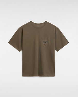 Hyper Patch Pocket T-Shirt | Brown | Vans