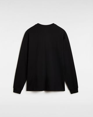 Black long sleeve vans top online