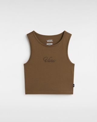 Small Staple Fitted Crop Tanktop | Vans