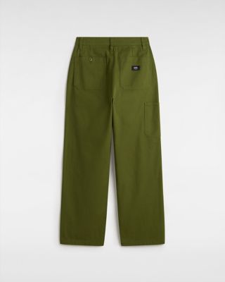 VANS Pantaloni Union Relaxed Carpenter (pesto) Donna Verde, Taglia 30