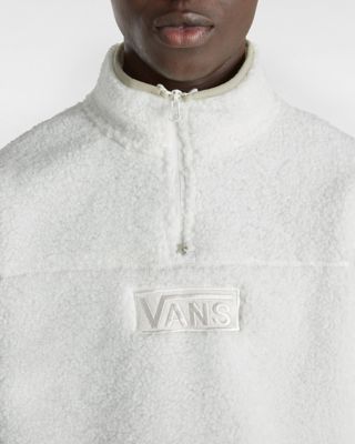 Vans Boxed Sherpa Quarter Zip Fleece White Vans